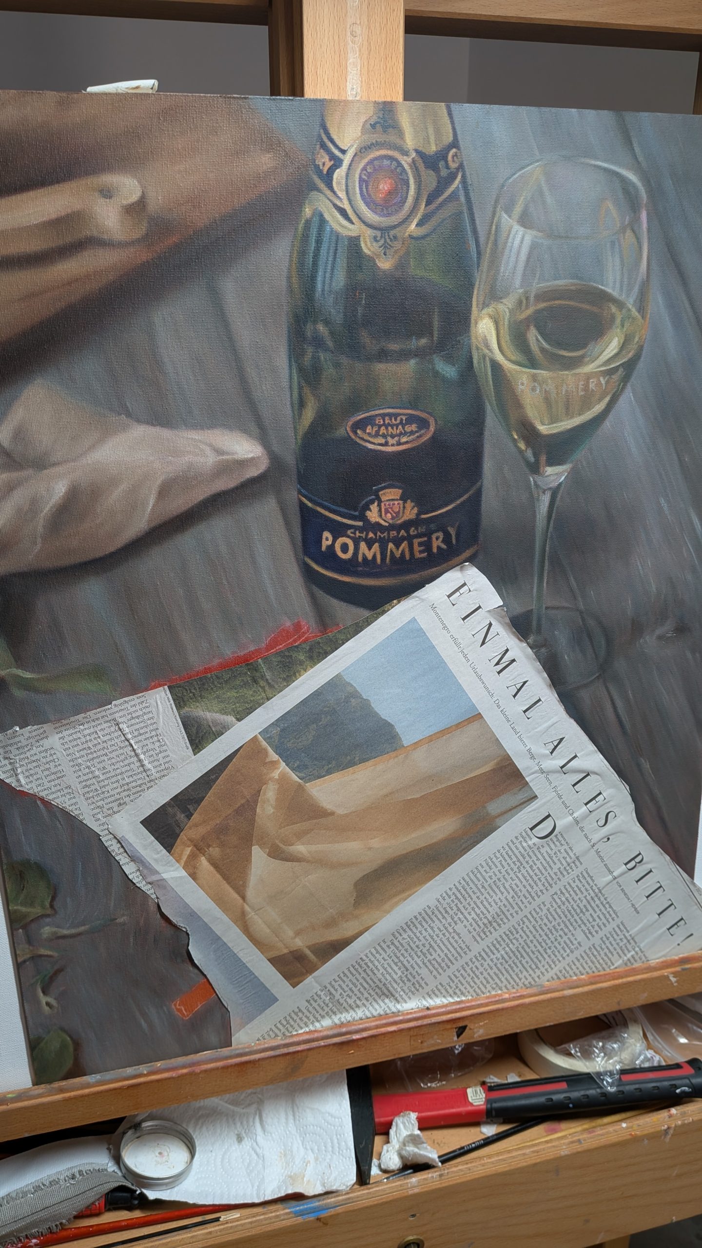 Trüffel Pommes in Progess